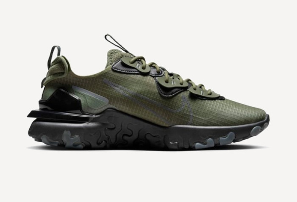 Кроссовки REACT VISION SC M (RU 41.5 EU 42.5 USm 9 СМ 26.2; medium olive/cool grey/black)